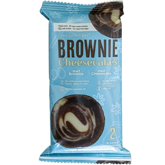 Chuckanut Bay Foods Brownie Cheesecake Petite, 6 x 4 x 2 oz Case - Bakery & Desserts