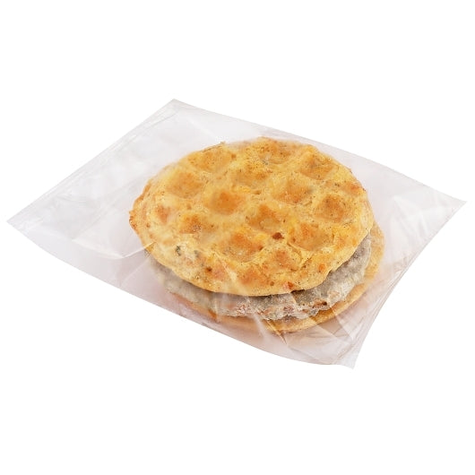 Cyril's Foods Cheesy Egg & Potato Waffle Sandwich, 1 x 7.5 lb Case - Frozen Potatoes Sides