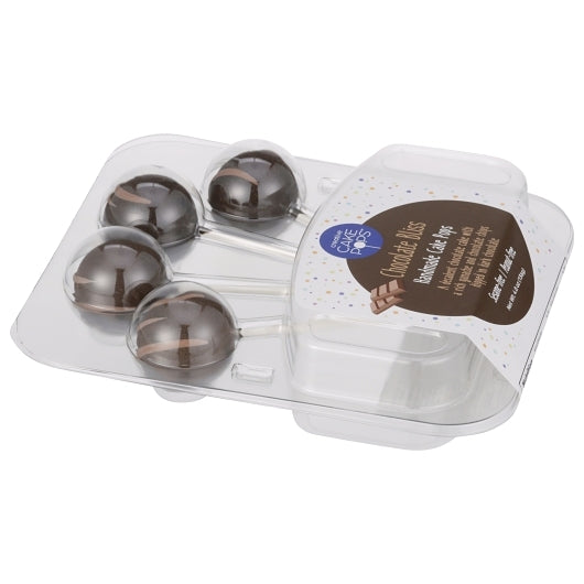 Cyril's Foods Chocolate Bliss Cake Pop, 15 x 4.8 oz Case - Bakery & Desserts