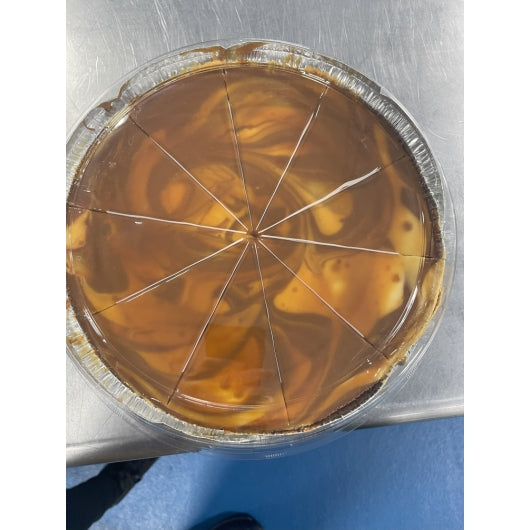 Mikes Pies Sea Salt Caramel Cheesecake, 10 Precut Slices per Cheesecake, 2 x 10 IN Case - Bakery & Desserts