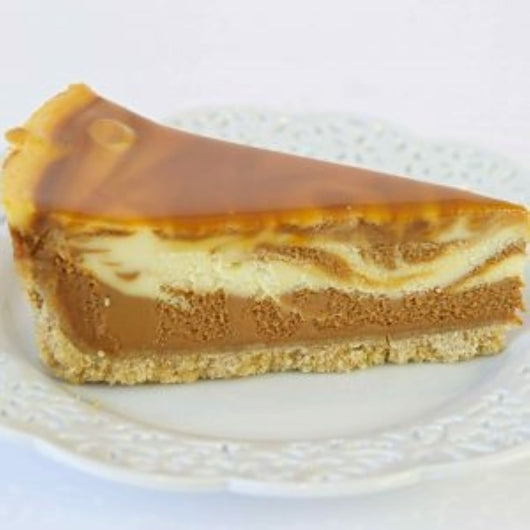 Mikes Pies Sea Salt Caramel Cheesecake, 12 Precut Slices per Cheesecake, 2 x 10 IN Case - DOT product image 4