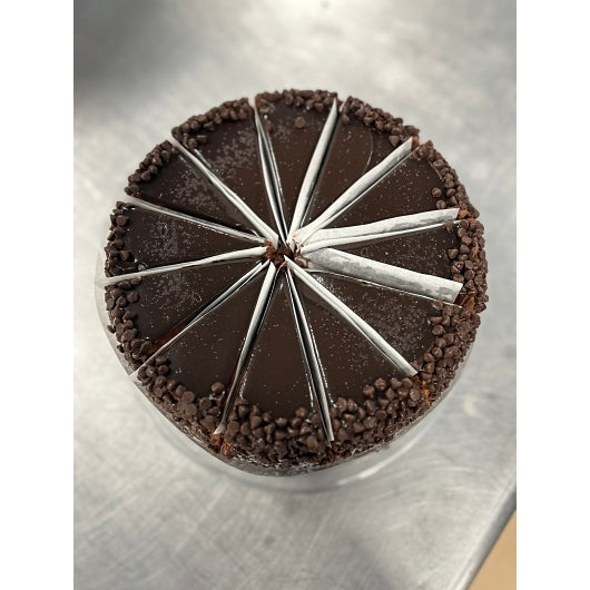 Mikes Pies BTYM 10 Inch Three Layer Chocolate Cake, 12 Slices per Cake, 2 x 10 IN Case - DOT product image 3