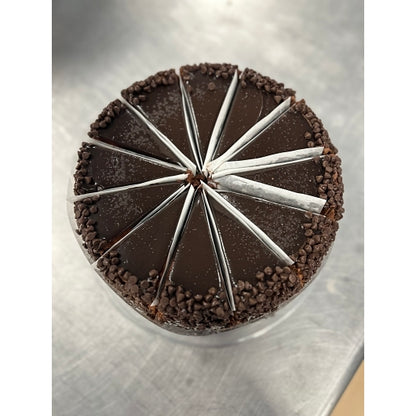 Mikes Pies BTYM 10 Inch Three Layer Chocolate Cake, 12 Slices per Cake, 2 x 10 IN Case - DOT product image 3