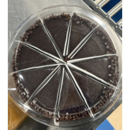 Mikes Pies BTYM 10 Inch Three Layer Chocolate Cake, 12 Slices per Cake, 2 x 10 IN Case - Bakery & Desserts