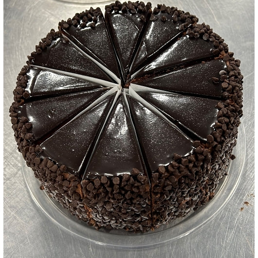 Mikes Pies BTYM 10 Inch Three Layer Chocolate Cake, 12 Slices per Cake, 2 x 10 IN Case - DOT product image 4