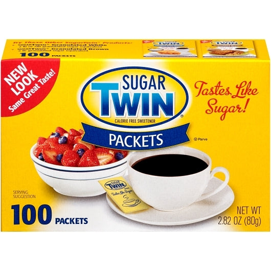 Sugartwin Sugar Substitute Coffee Service, 12 x 100 each Case - Coffee & Tea