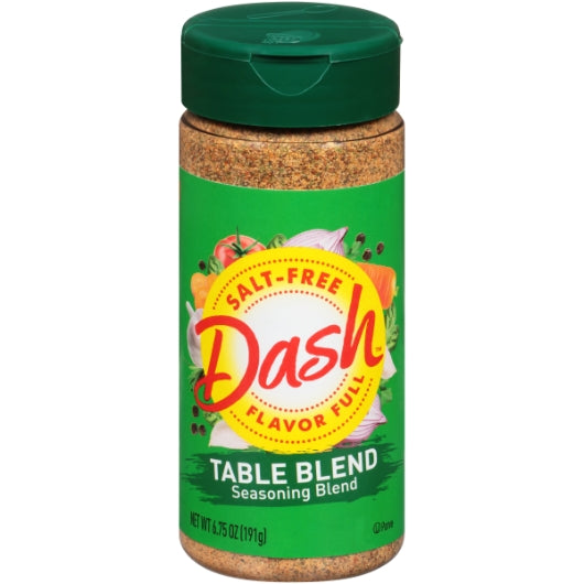 Dash Table Blend Seasoning Blend, 6 x 6.75 oz Case - Spices Seasonings