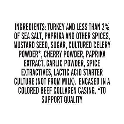 Vermont Smoke And Cure Uncured Pepperoni Turkey, 2 x 24 x 1 oz Case - DOT product image 6