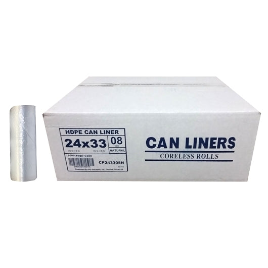 Spectrum 12-16 Gallon 24 Inch X 33 Inch 8 Micron Narrow Base, 50 x 20 RL Case - Trash Bags & Can Liners