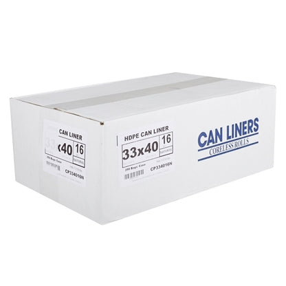 Spectrum 33 Gallon 33 Inch X 40 Inch 16 Micron Narrow Base Can Liner, 25 x 10 RL Case - DOT product image 3