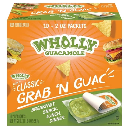 Wholly Classic Guacamole, 3 x 10 x 2 oz Case - Front/center packaged product image