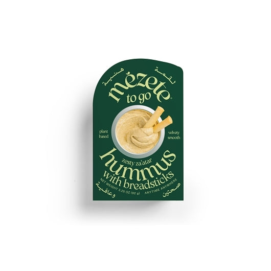 Mezete Zesty Za'atar Hummus With Breadsticks, 2 x 6 x 3.25 oz Case - Breads, Rolls & Buns - image 2