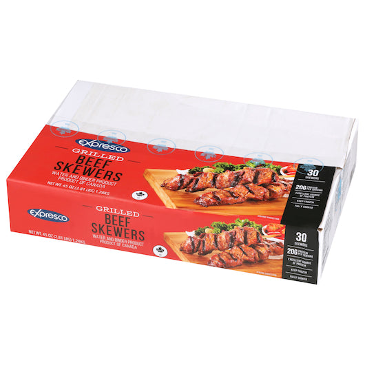 Expresco Grilled Beef Skewers, 1 x 2.84 lb Case - DOT product image 5