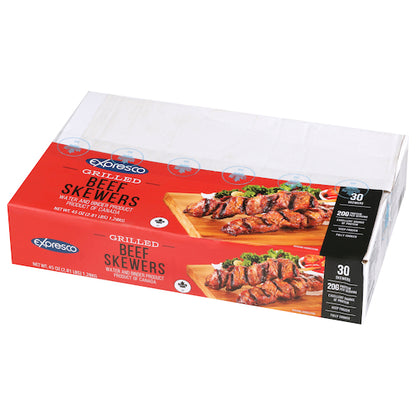 Expresco Grilled Beef Skewers, 1 x 2.84 lb Case - DOT product image 5
