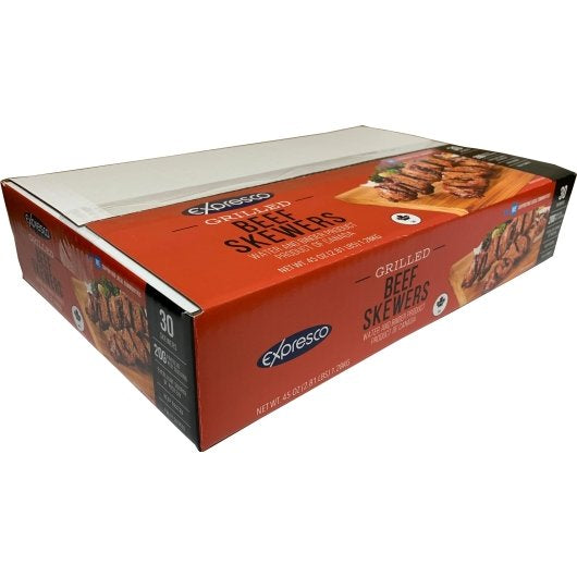 Expresco Grilled Beef Skewers, 1 x 2.84 lb Case - DOT product image 7