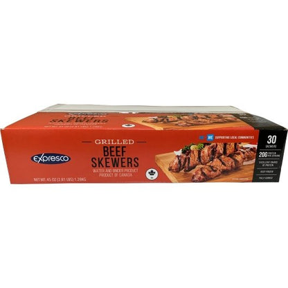 Expresco Grilled Beef Skewers, 1 x 2.84 lb Case - DOT product image 8