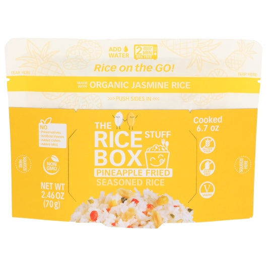 The Rice Stuff Pineapple Fried Seasoned Rice, 6 x 2.46 oz Case - Rice & Grains