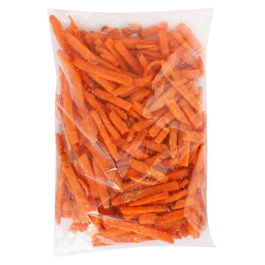 Russet House Plank Cut Sweet Potato Fries, 6 x 2.5 lb Case - Frozen Potatoes Sides