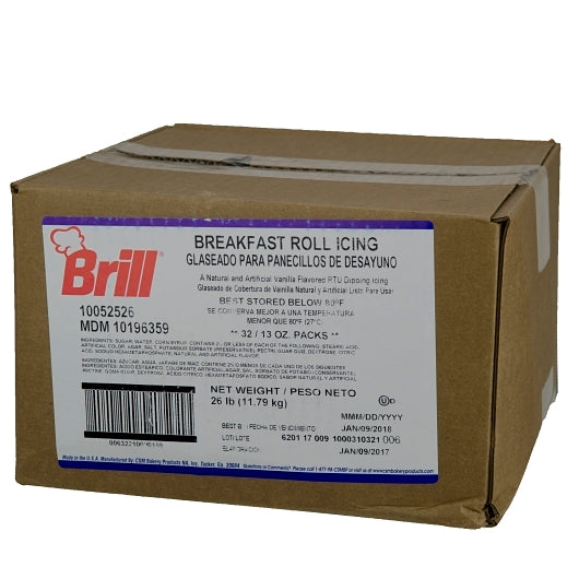 Brill Breakfast Roll Icing, 32 x 13 oz Case - DOT product image 4