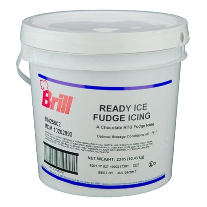 Brill Fudge Icing Transmart Pail, 1 x 23 lb Case - DOT product image 2