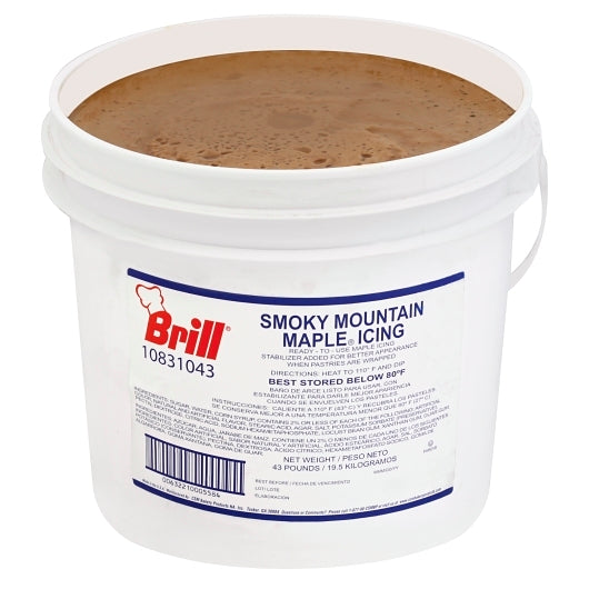 CSM Bakery Maple Icing Smoky Mountain, 1 x 43 lb Case - Bakery & Desserts