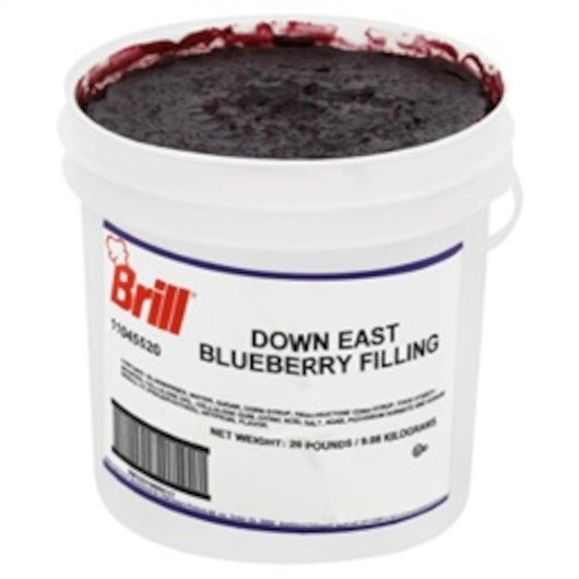 Brill Blueberry Filling, 1 x 20 lb Case - Bakery & Desserts