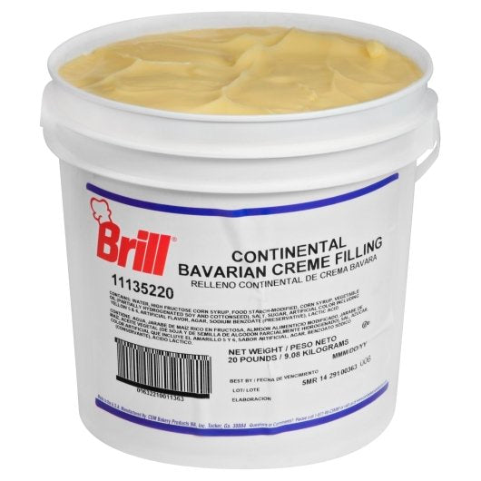 Brill Filling Continental Bavarian Cream, 1 x 20 lb Case - DOT product image 4