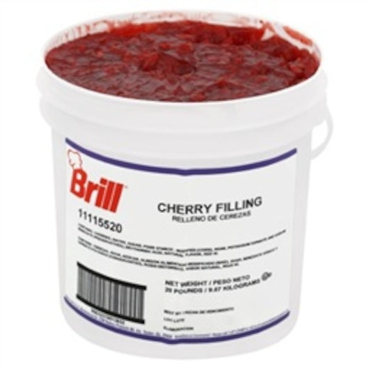 Brill Filling Cherry, 1 x 20 lb Case - Bakery & Desserts