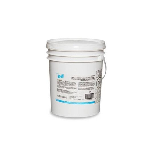 Brill Vanilla Smooth 'N Silky Whipped Topping, 1 x 20 lb Case - Alternate product angle or state