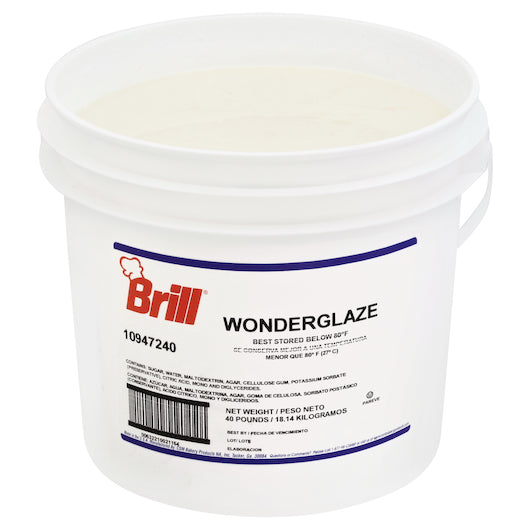 Brill Wonder Glaze, 1 x 40 lb Case - Bakery & Desserts