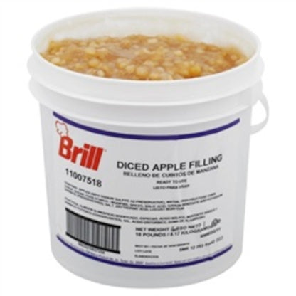 Brill Filling Diced Apple, 1 x 18 lb Case - DOT product image 4