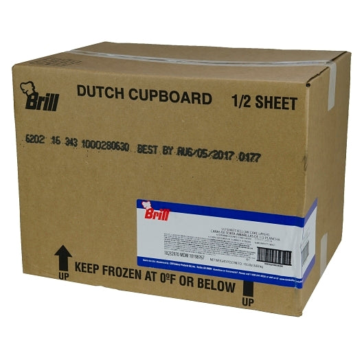 Brill UNICED Yellow SHEET Cake, 6 x 3.25 lb Case - DOT product image 4