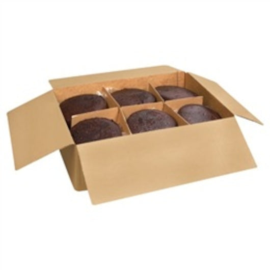 Brill 8 Inch Uniced Chocolate CAKE LAYER, 1 x 18.75 lb Case - DOT product image 4