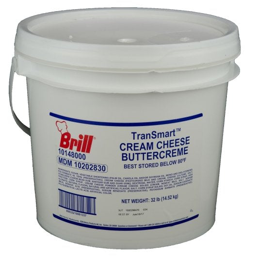 Brill Cream Cheese Buttercreme, 1 x 32 lb Case - Alternate product angle or state