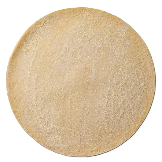 Ultra Thin Crust 9" Round, Par-Baked Original Thin Crust Pizza Shell/Flatbread, 50 x 3.6 oz Case - Breads, Rolls & Buns