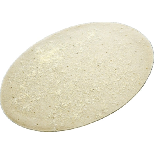 Ultra Thin Crust 11" Par-Baked Oval Flatbread Crust, 50 x 3.5 oz Case - GS1 product shown out of package
