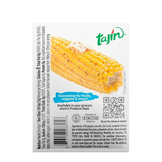 Tajin Low Sodium Seasoning Single Serve Packet, 1000 x 0.035 oz Case - DOT product image 3
