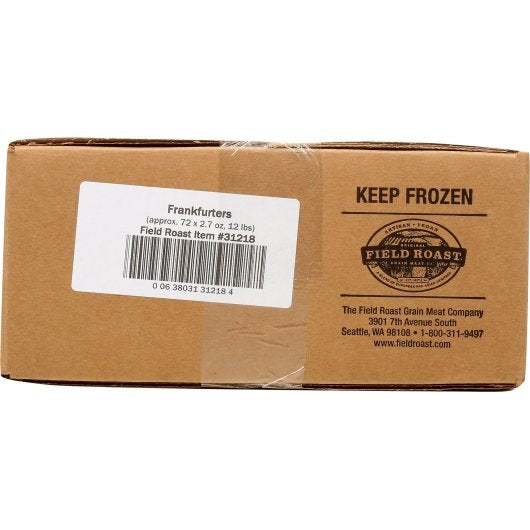 Field Roast Frankfurter, 1 x 12 lb Case - Prepared Foods