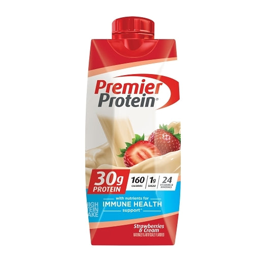 Premier Protein Strawberries & Creme Protein Shake, 3 x 4 x 11 fl oz Case - Health & Personal Care
