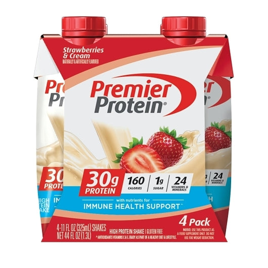 Premier Protein Strawberries & Creme Protein Shake, 3 x 4 x 11 fl oz Case - DOT product image 2