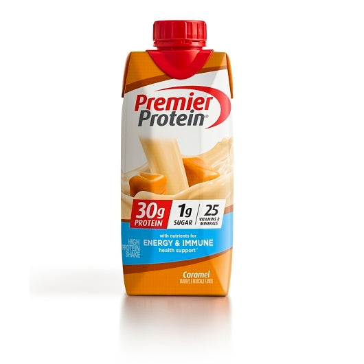 Premier Protein Caramel Protein Shake, 3 x 4 x 11 fl oz Case - Health & Personal Care
