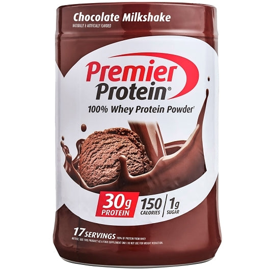 Premier Protein Chocolate Powder, 3 x 24.5 oz Case - Health & Personal Care