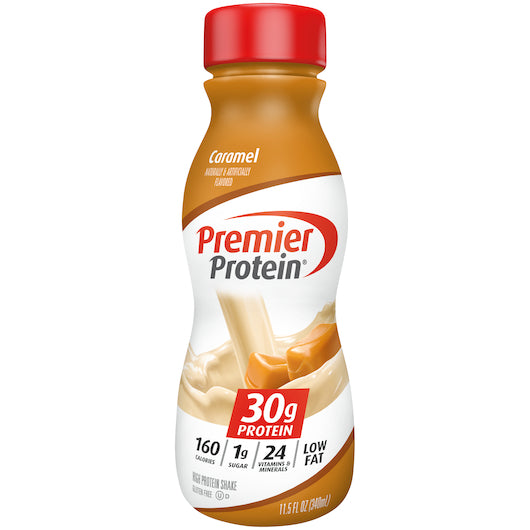 Premier Protein Caramel Protein Shake, 12 x 11.5 fl oz Case - Health & Personal Care