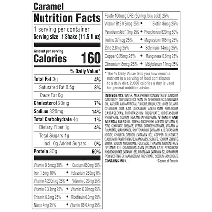 Premier Protein Caramel Protein Shake, 12 x 11.5 fl oz Case - DOT product image 2