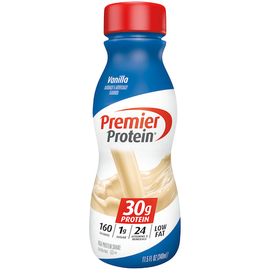 Premier Protein Vanilla Protein Shake, 12 x 11.5 fl oz Case - Health & Personal Care