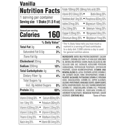 Premier Protein Vanilla Protein Shake, 12 x 11.5 fl oz Case - DOT product image 2