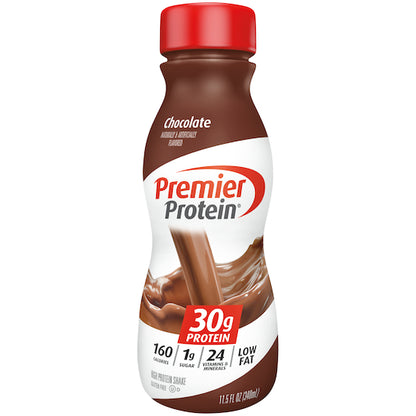 Premier Protein Chocolate Protein Shake, 12 x 11.5 fl oz Case - Health & Personal Care