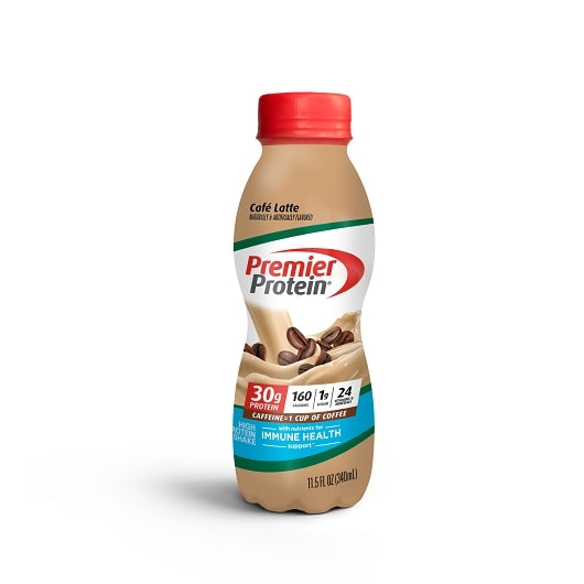 Premier Protein Cafe Latte Protein Shake, 12 x 11.5 fl oz Case - DOT product image 2