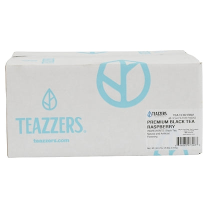 Teazzers BLACK TEA RASPBERRY PREMIUM, 48 x 2 oz Case - DOT product image 7
