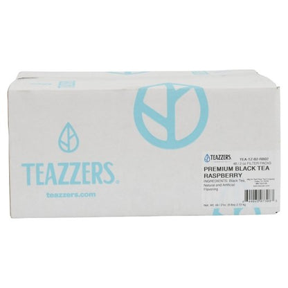 Teazzers BLACK TEA RASPBERRY PREMIUM, 48 x 2 oz Case - DOT product image 2